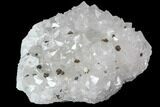 Quartz, Fluorite and Pyrite Association - Fluorescent #92250-1